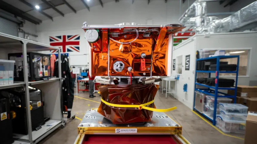 A UK firm has launched a mini factory into space, proving a 1,000C furnace can work in orbit to make ultra pure semiconductors.