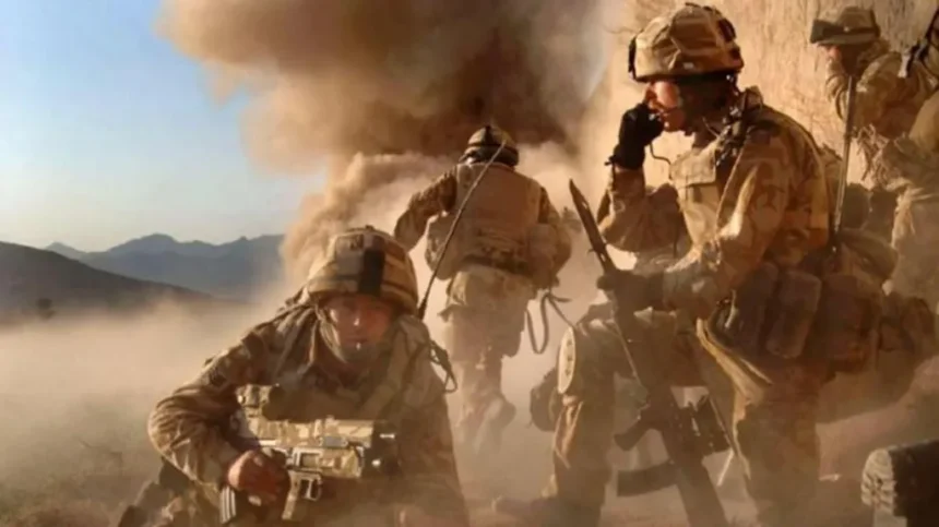 Mother of fallen soldier condemns Trump for claiming British troops stayed off front lines in Afghanistan.